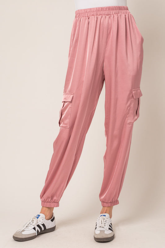 SATIN GARGO PANTS